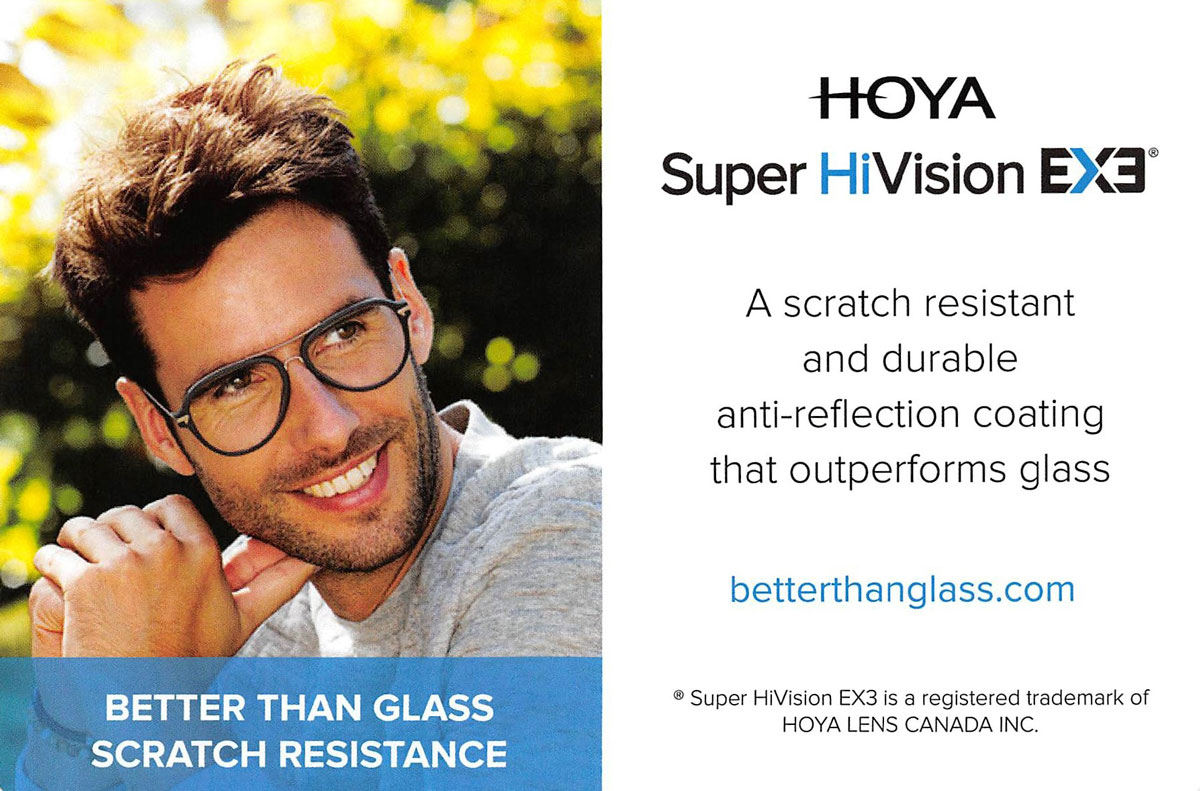 Hoya single vision plastic lens